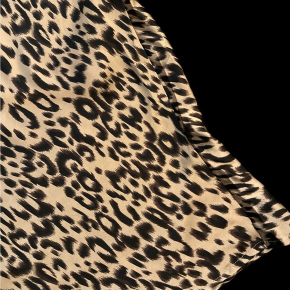SIENNA SKY Leopard Print silky Skirt - Picture 3 of 5